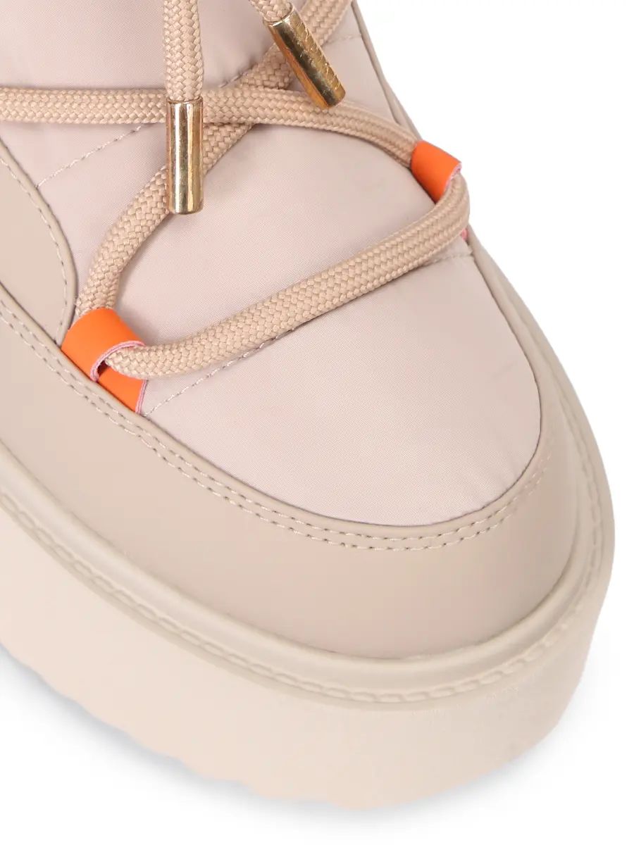 Ботинки текстильные на меху