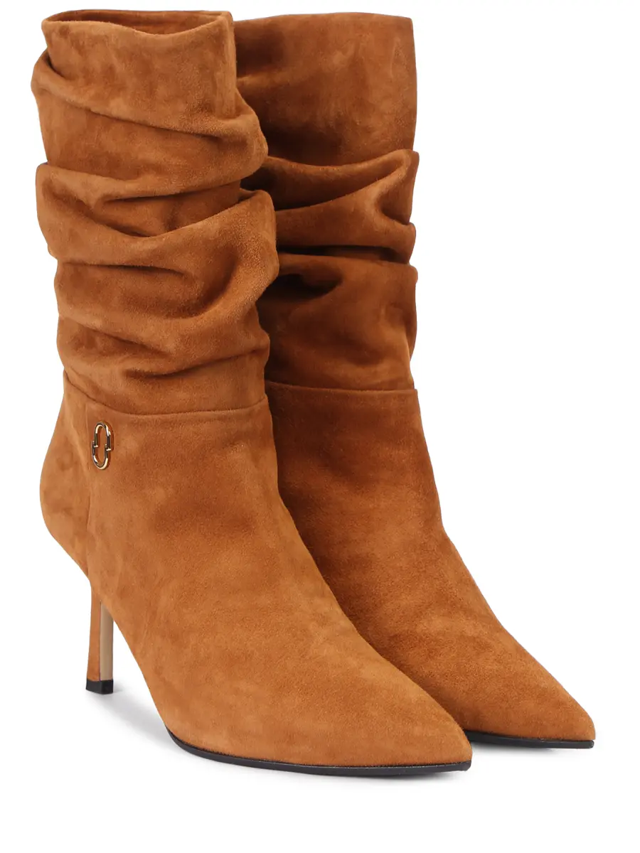 Ботильоны замшевые