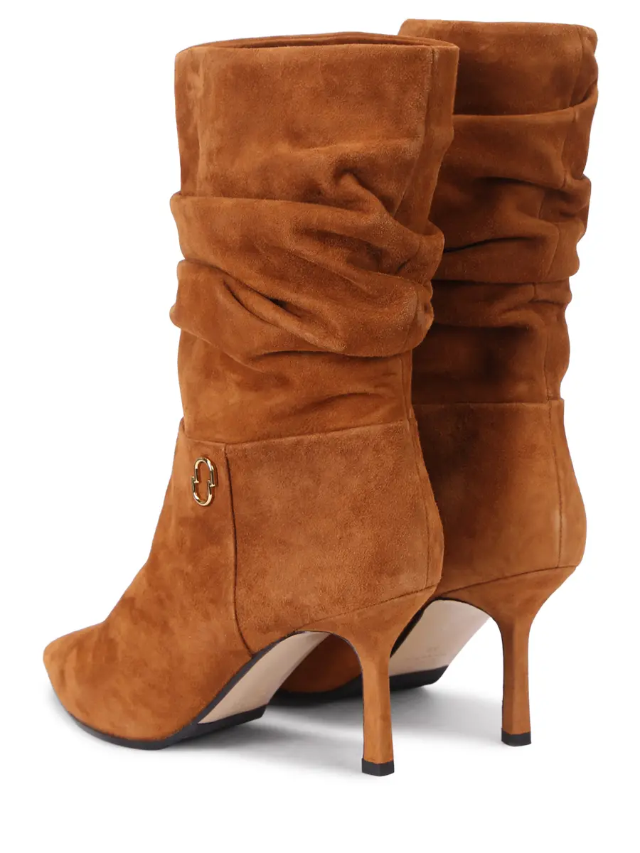 Ботильоны замшевые