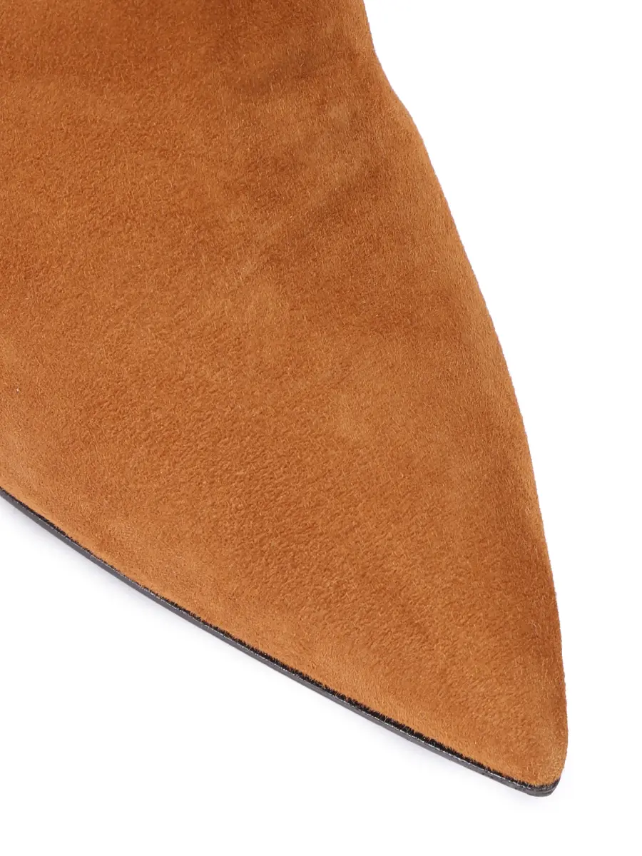 Ботильоны замшевые