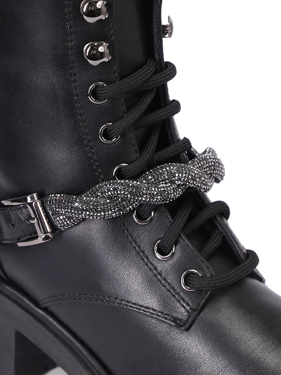 Ботинки кожаные