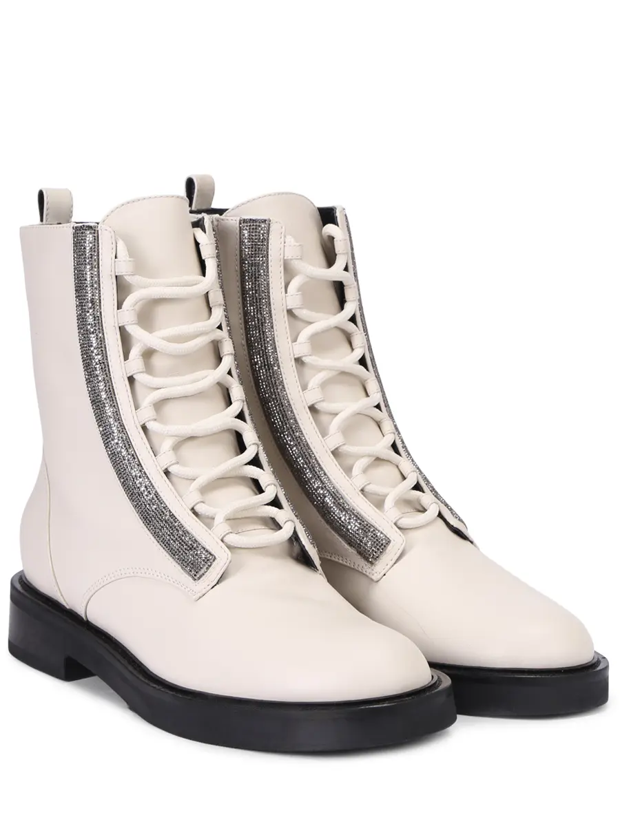 Ботинки кожаные