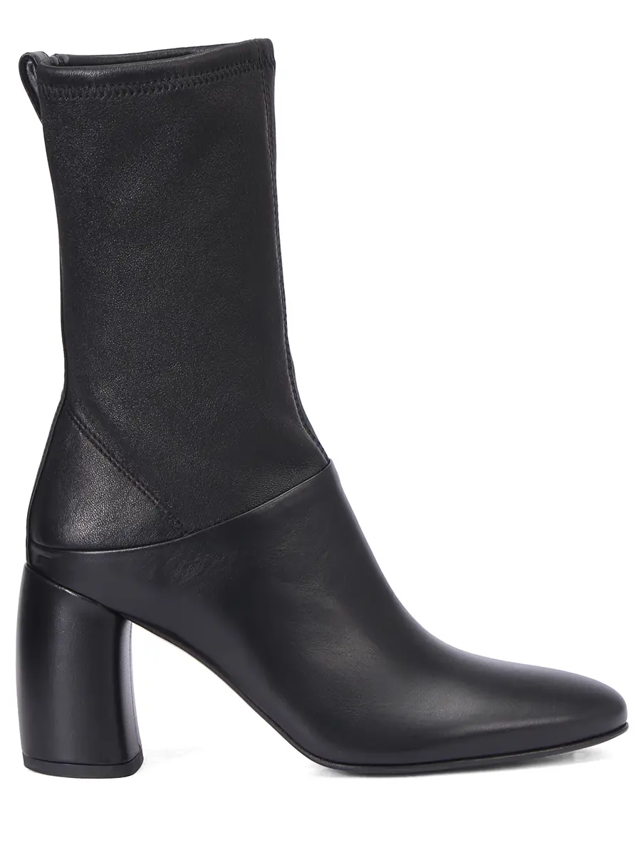 Ботильоны кожаные