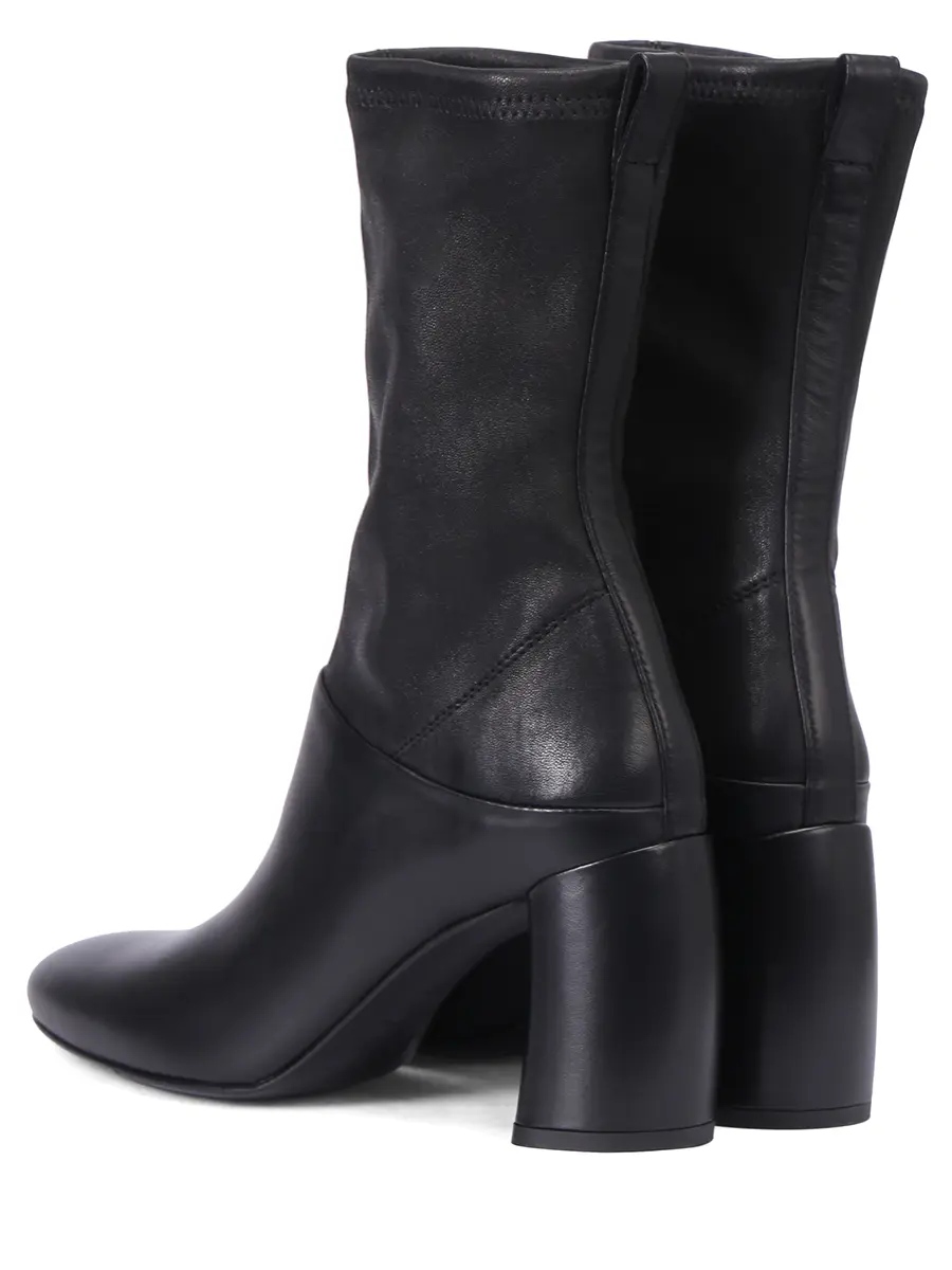 Ботильоны кожаные