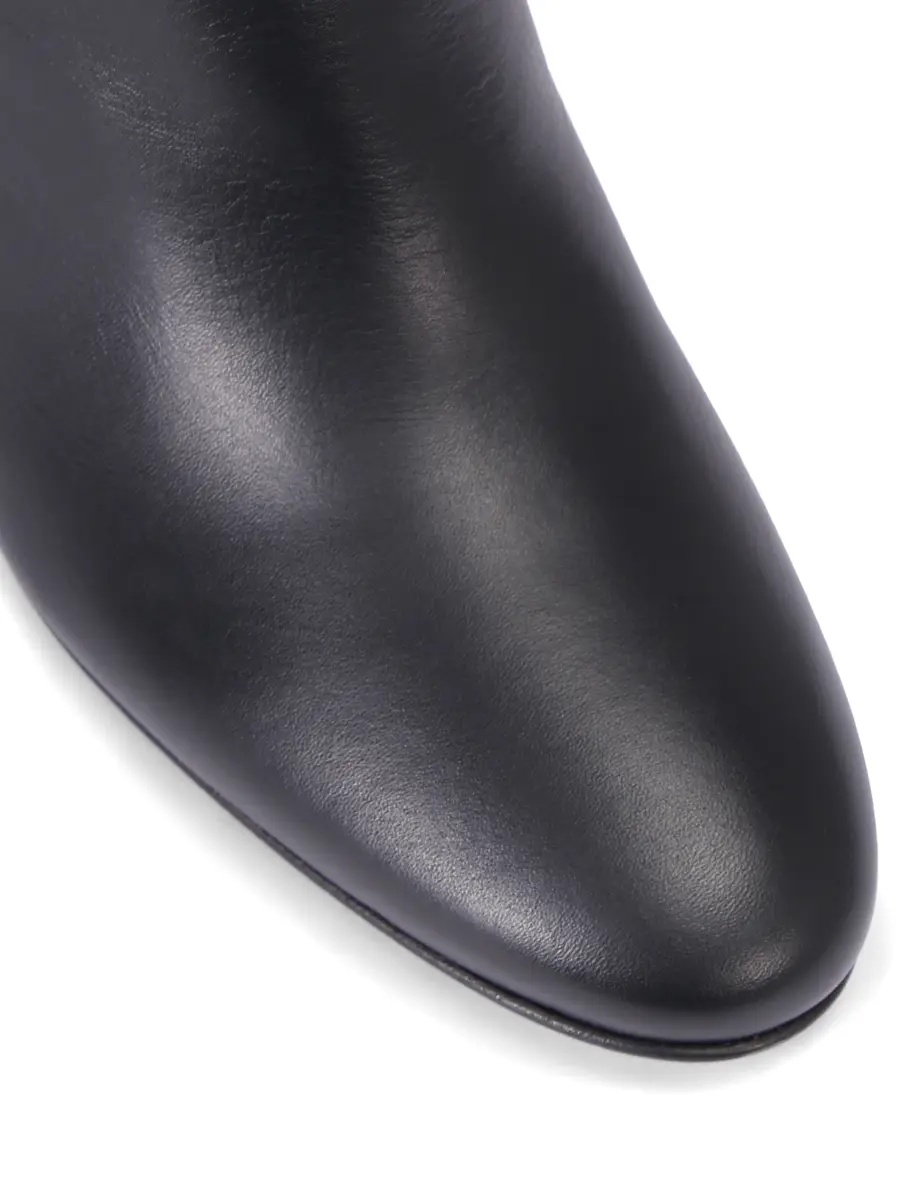 Ботильоны кожаные