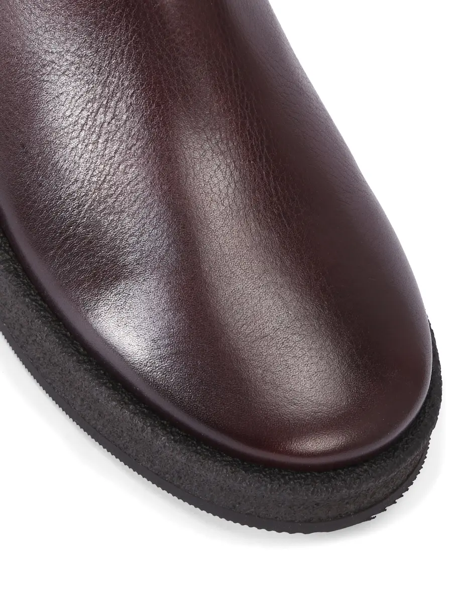 Сапоги кожаные