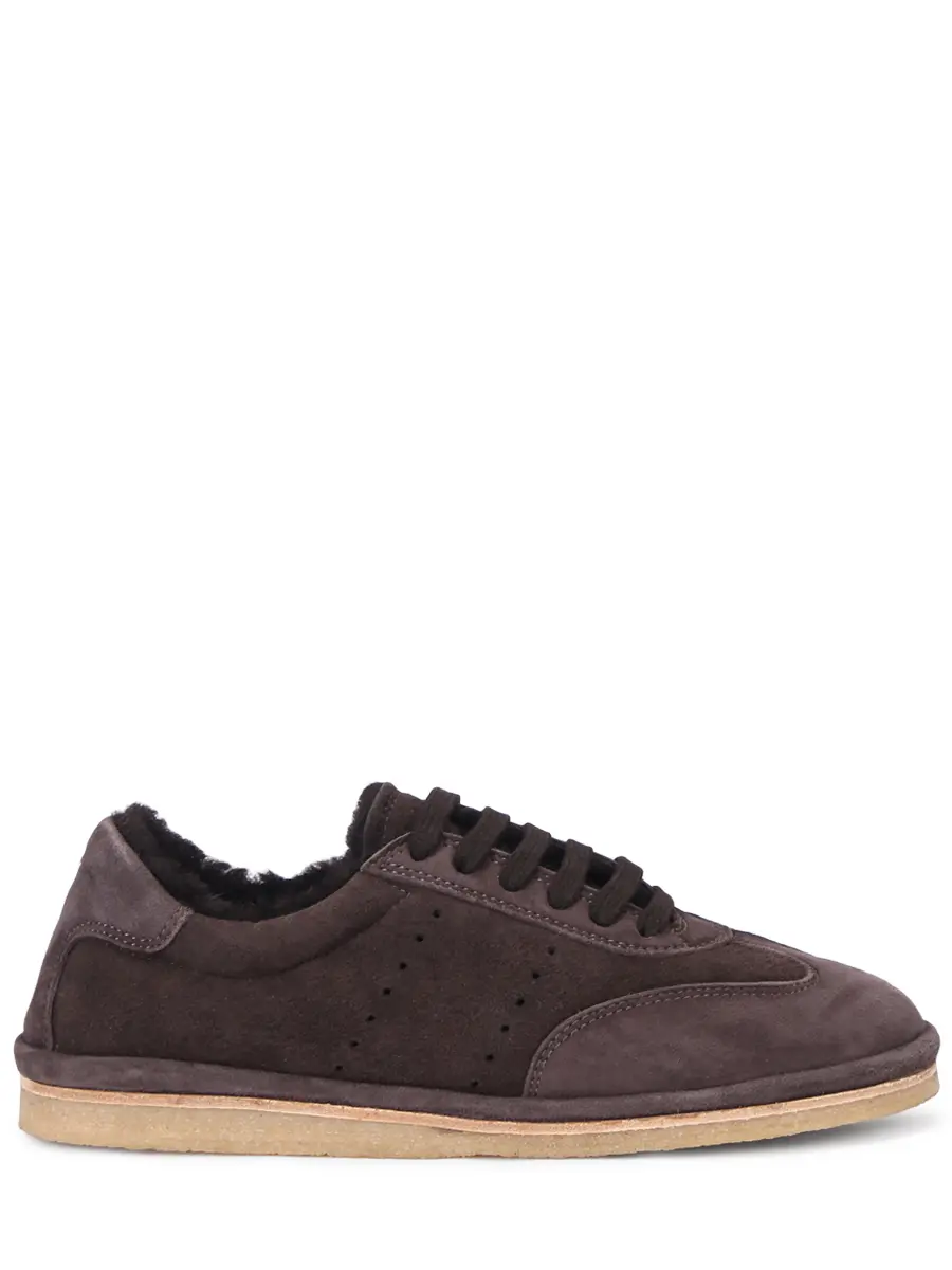 Кеды замшевые на меху