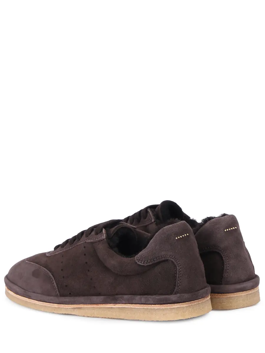 Кеды замшевые на меху