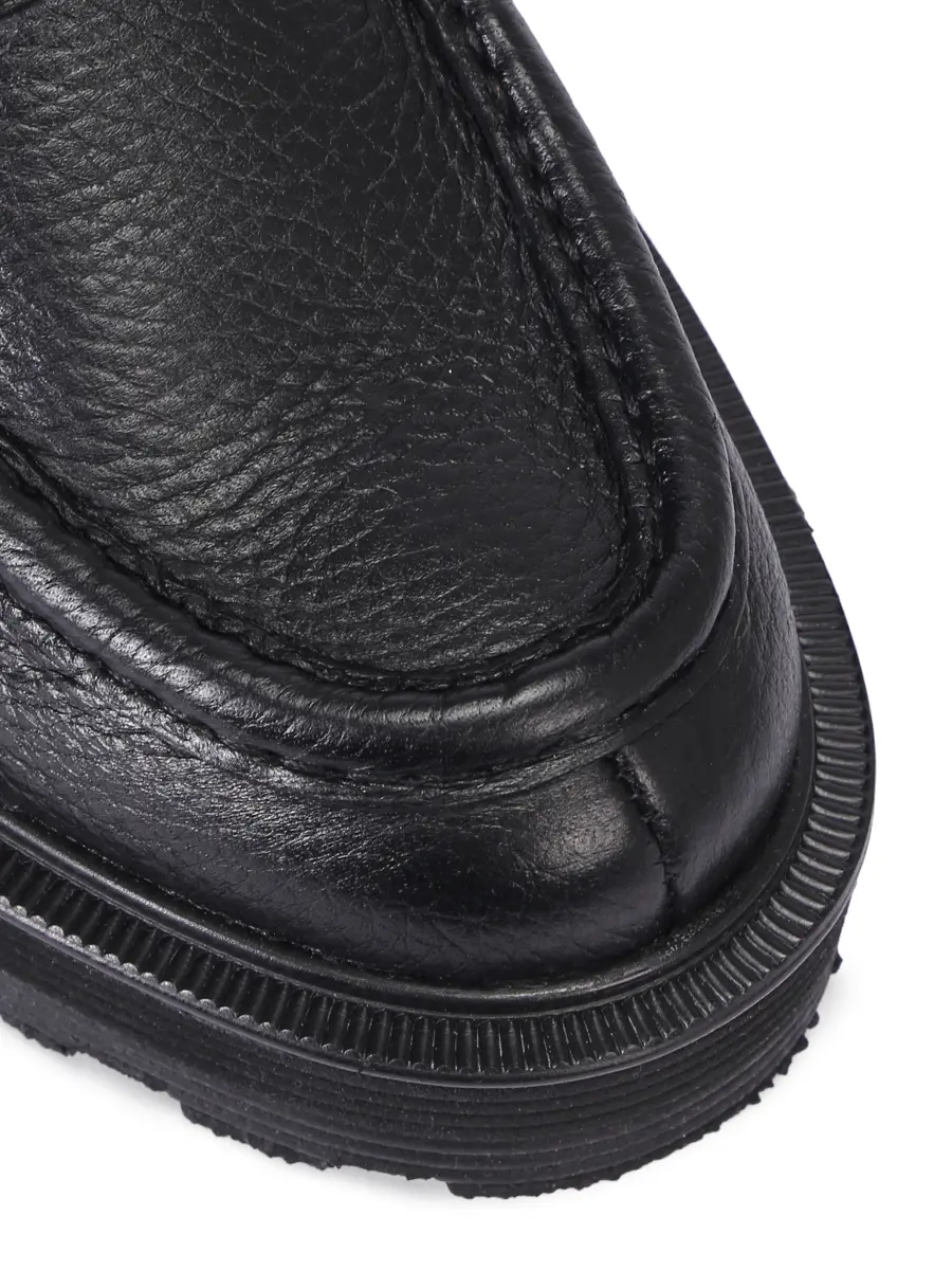 Лоферы кожаные