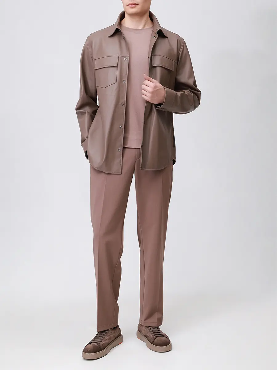 Рубашка кожаная Olli