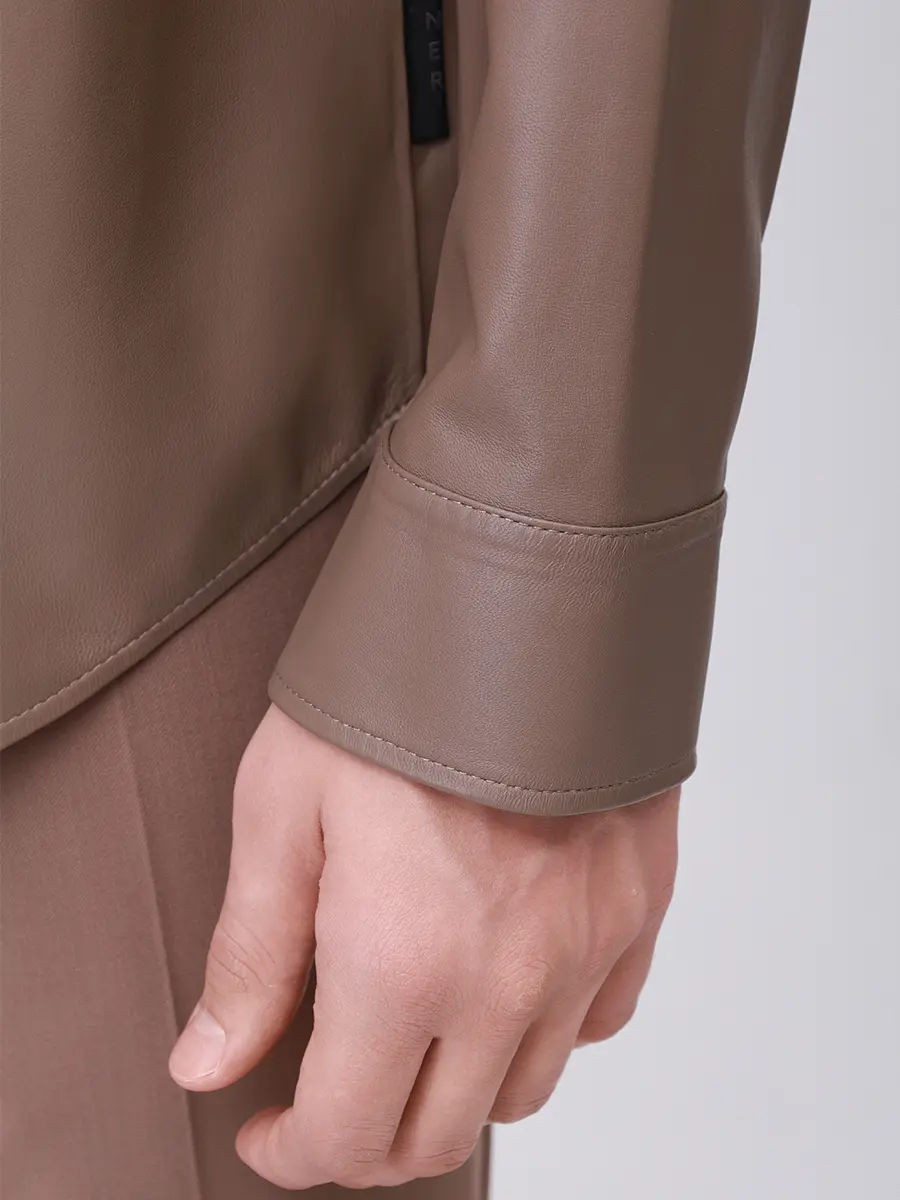 Рубашка кожаная Olli