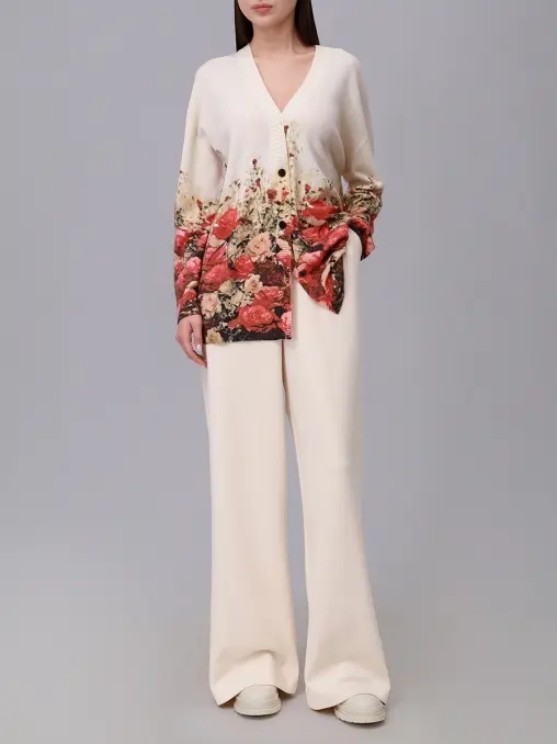 Кардиган с цветочным принтом BOGNER