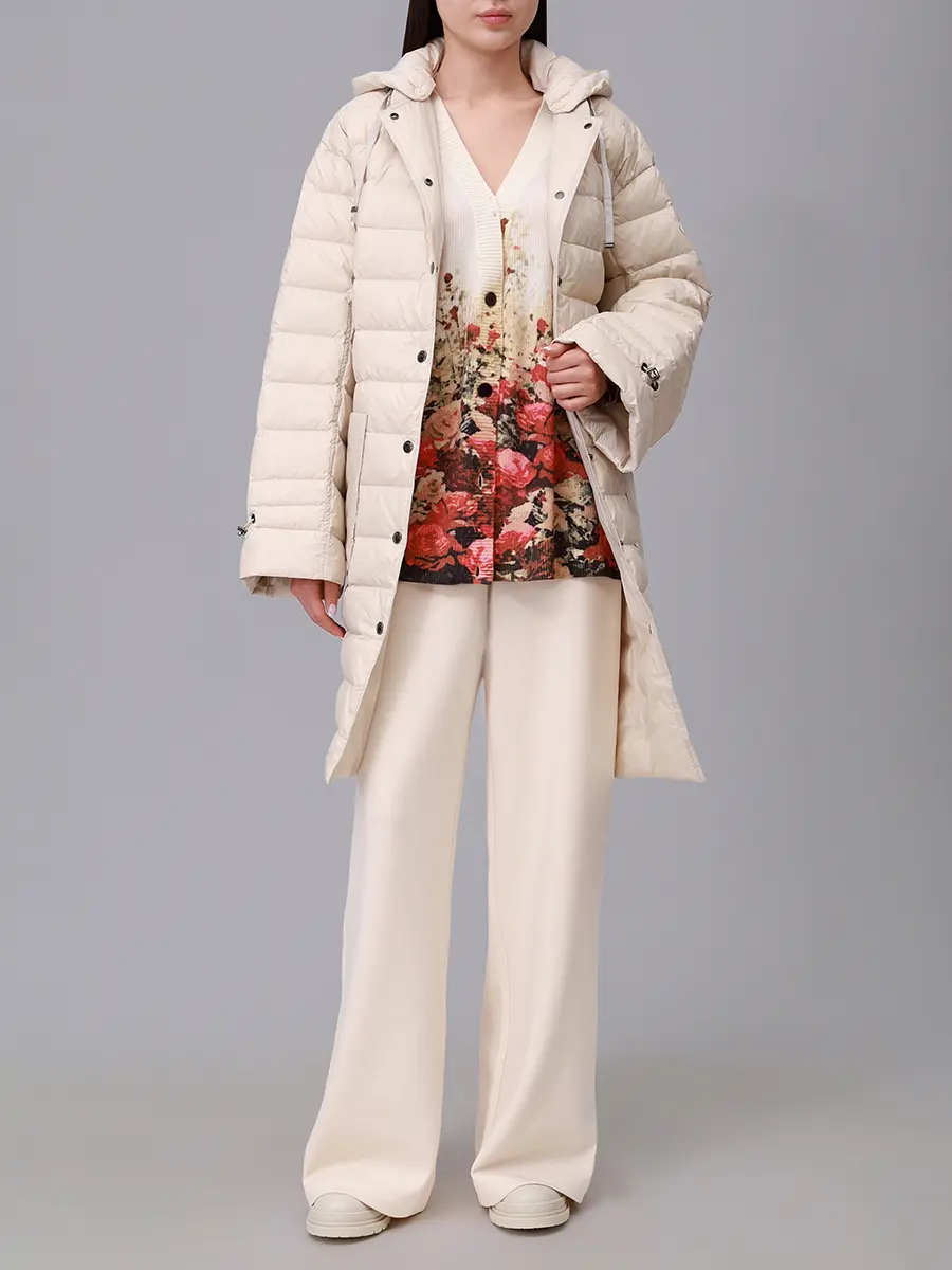 Пуховик стеганый