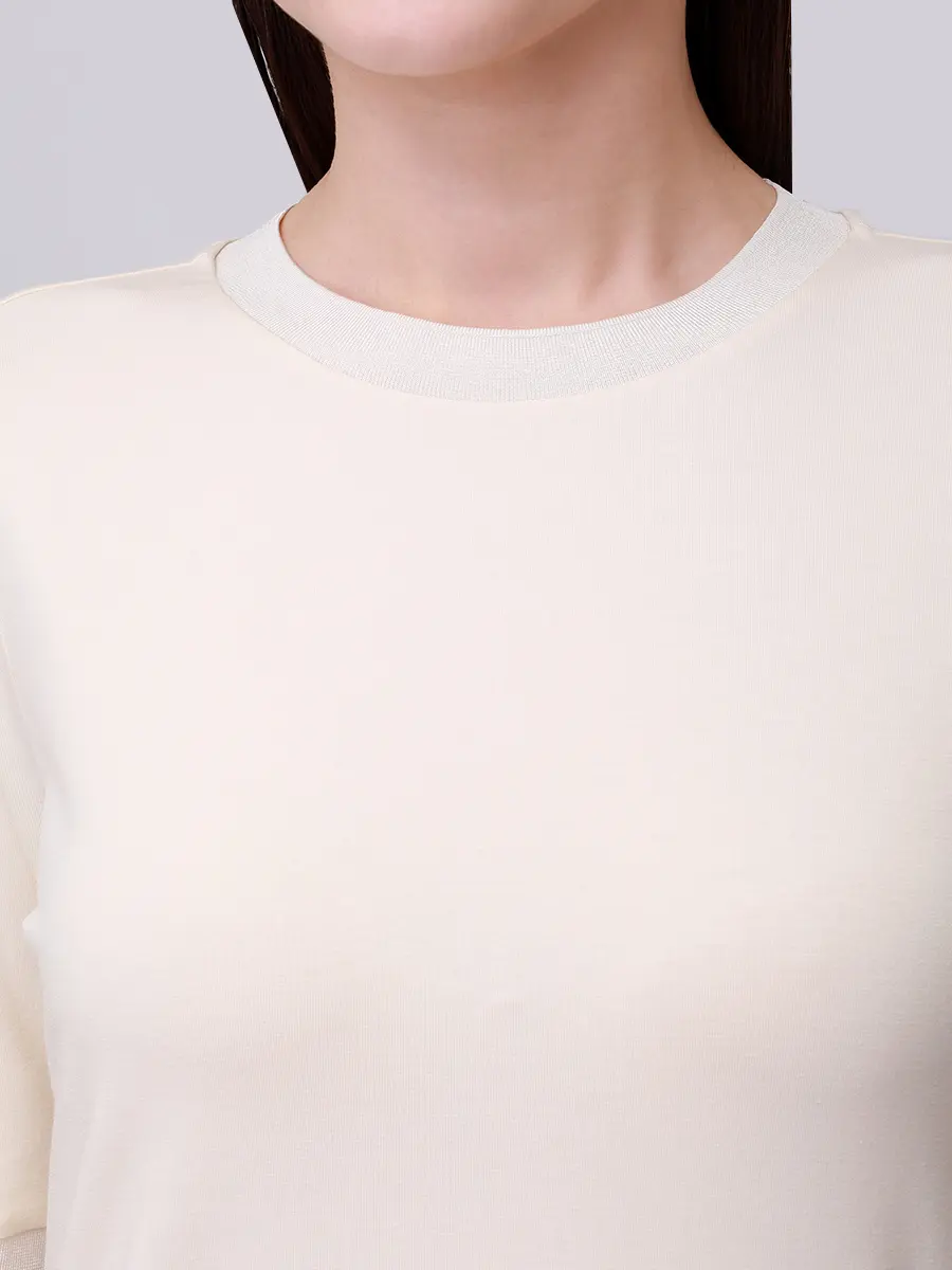 Футболка из модала и хлопка Alexi