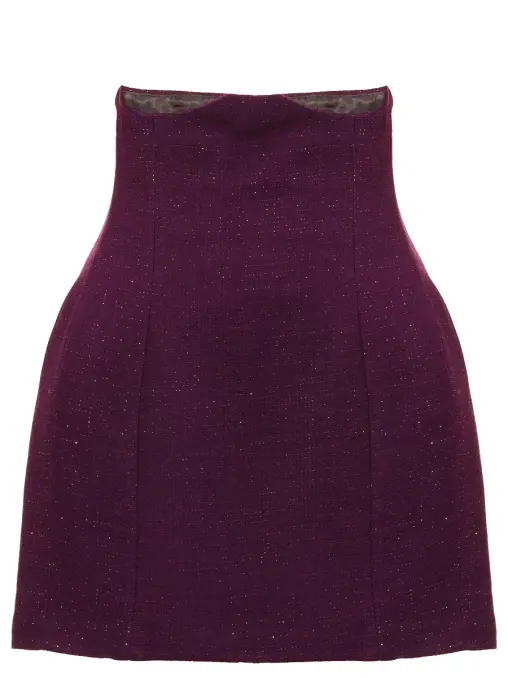 Юбка-корсет шерстяная с люрексом YULIA SKALATSKAYA