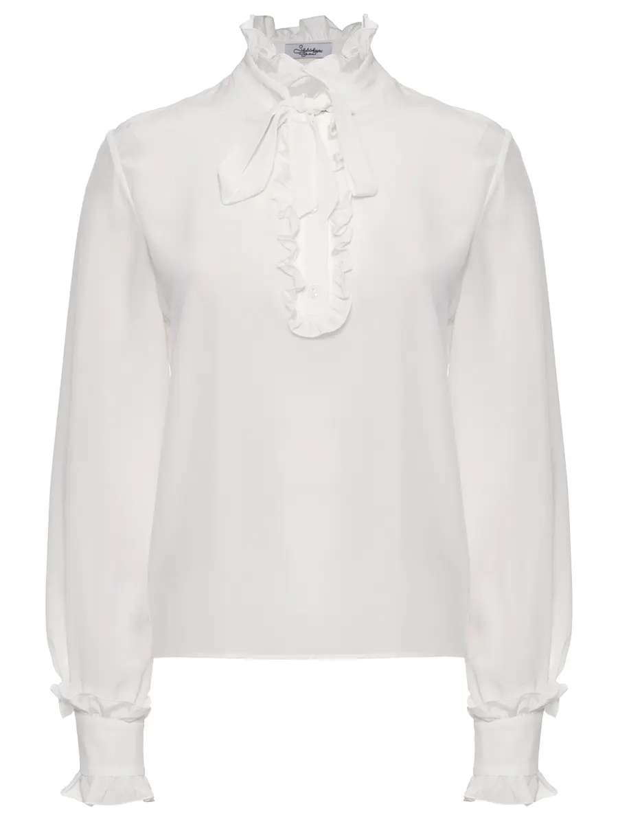 Блуза шелковая