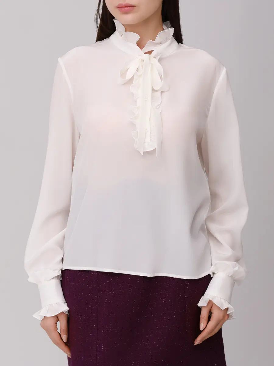 Блуза шелковая