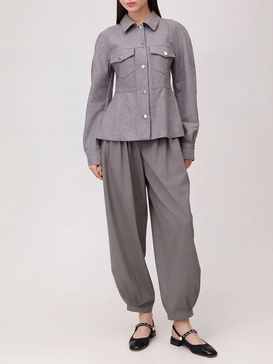 Брюки шерстяные