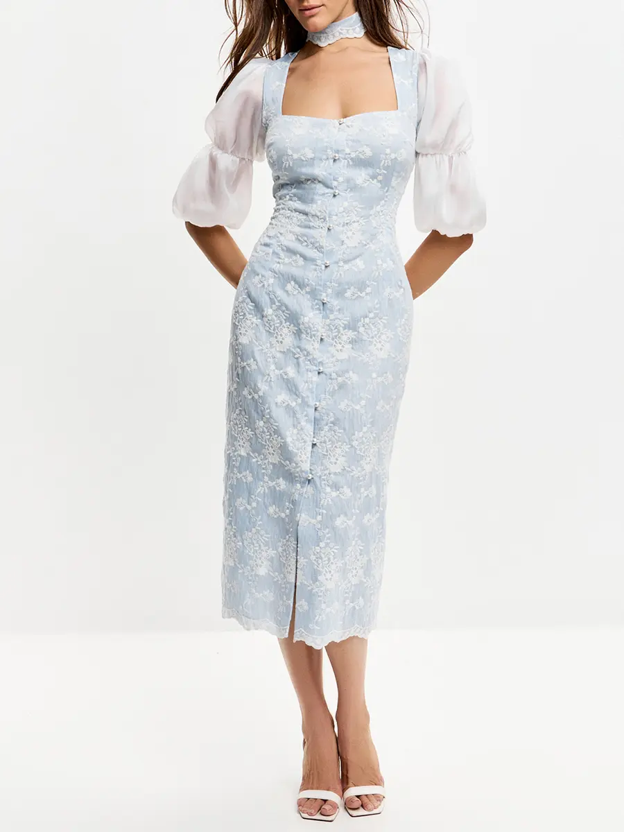 Платье шелковое