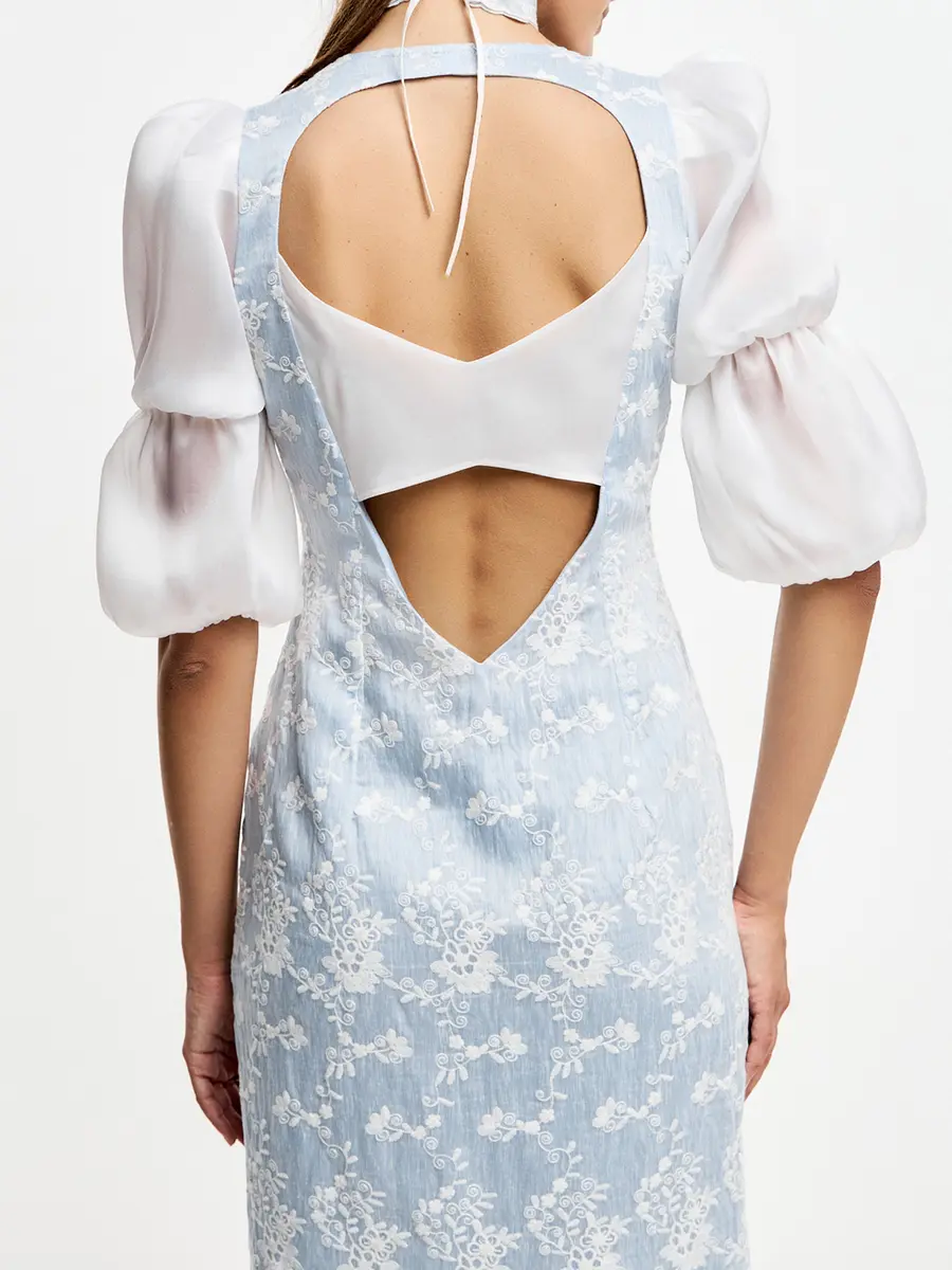 Платье шелковое