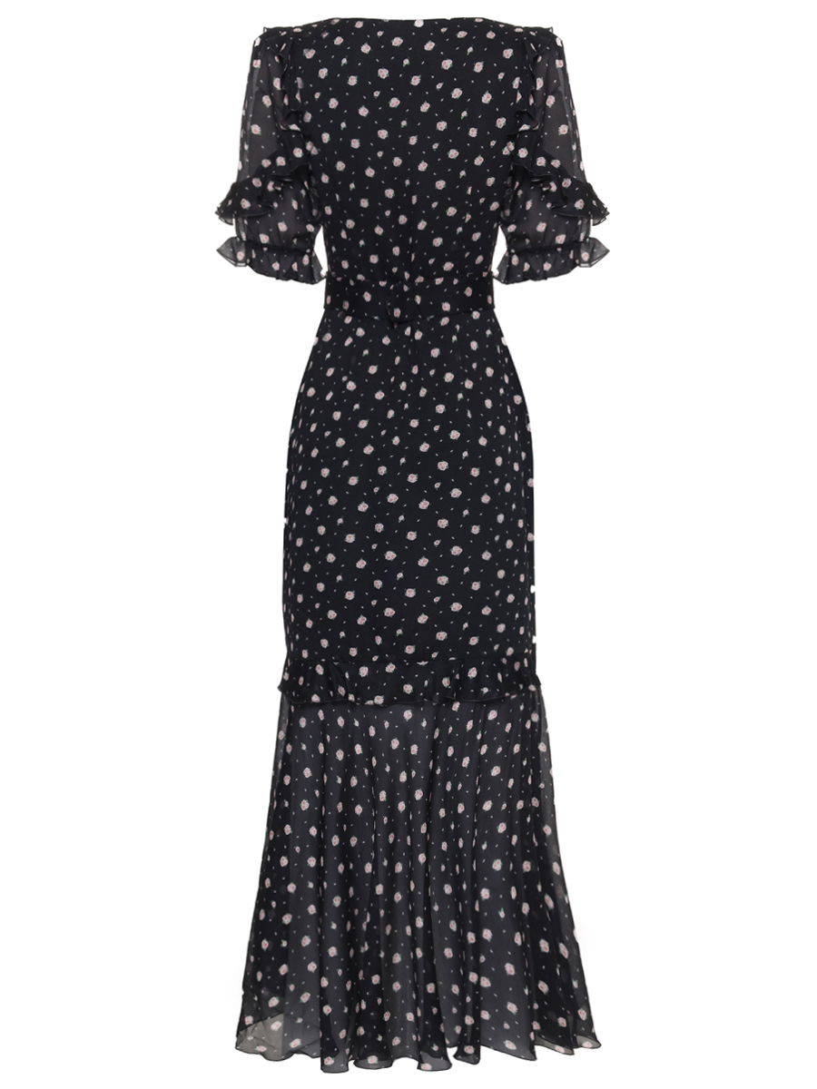 Платье шелковое