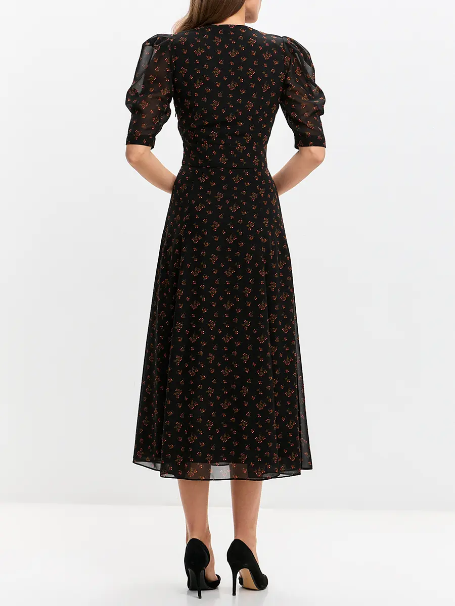 Платье с принтом