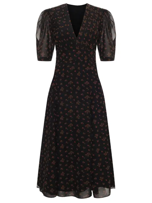 Платье с принтом ADASTORE