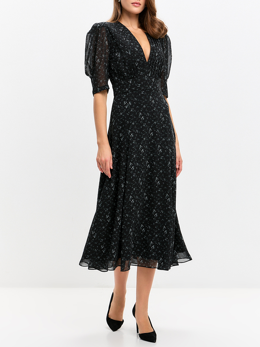 Платье с принтом