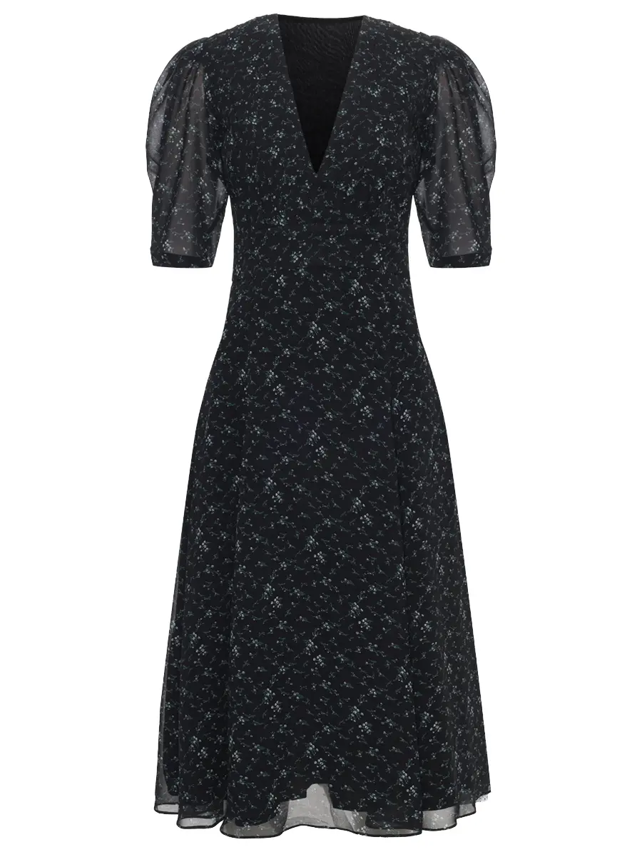 Платье с принтом