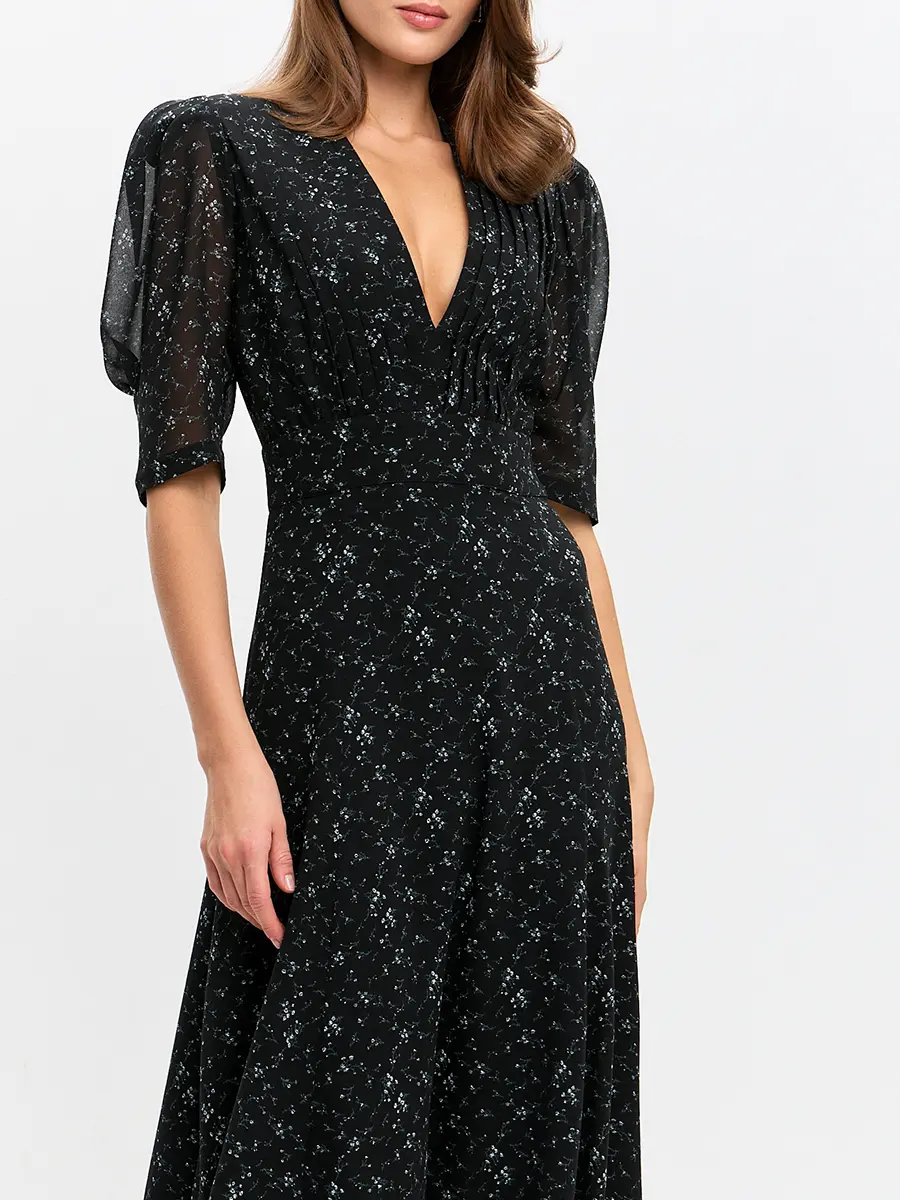 Платье с принтом