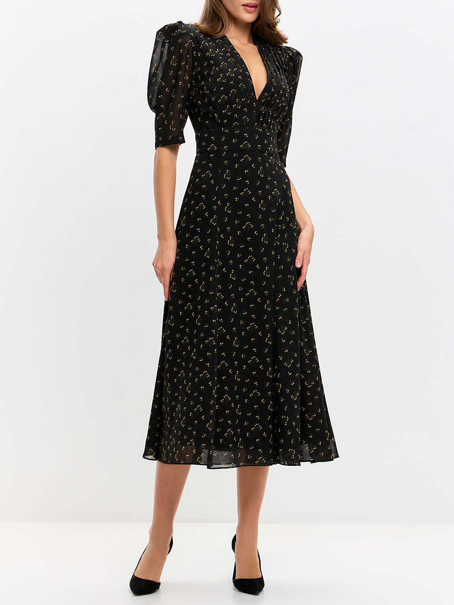 Платье с принтом