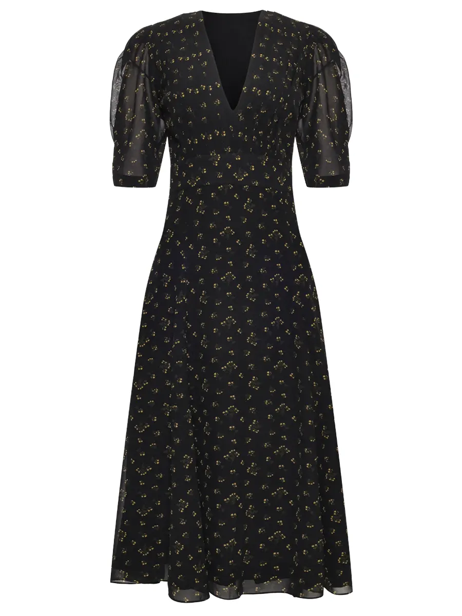 Платье с принтом