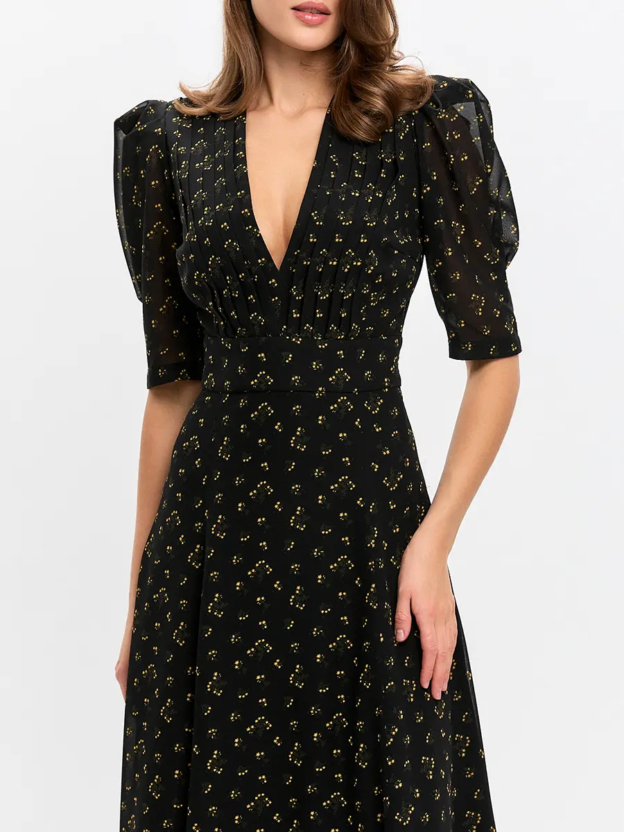 Платье с принтом