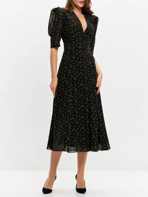 Платье с принтом ADASTORE