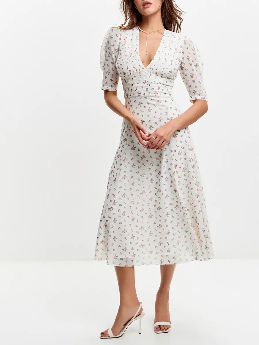 Платье с принтом