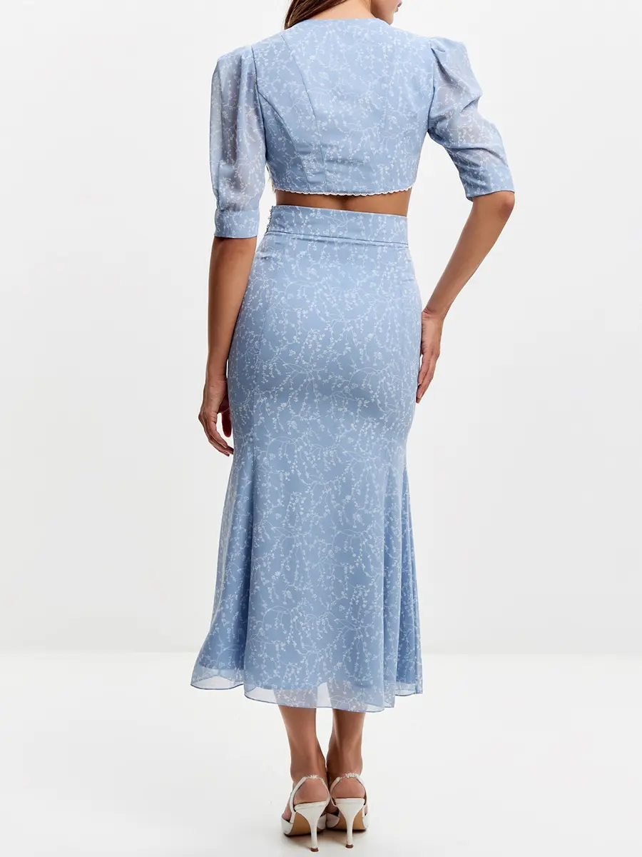 Костюм с принтом