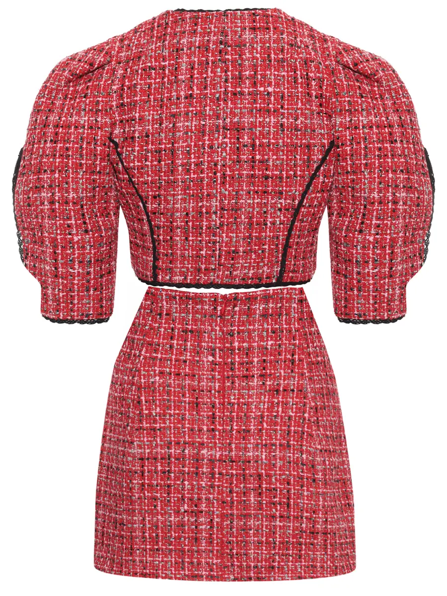 Костюм твидовый