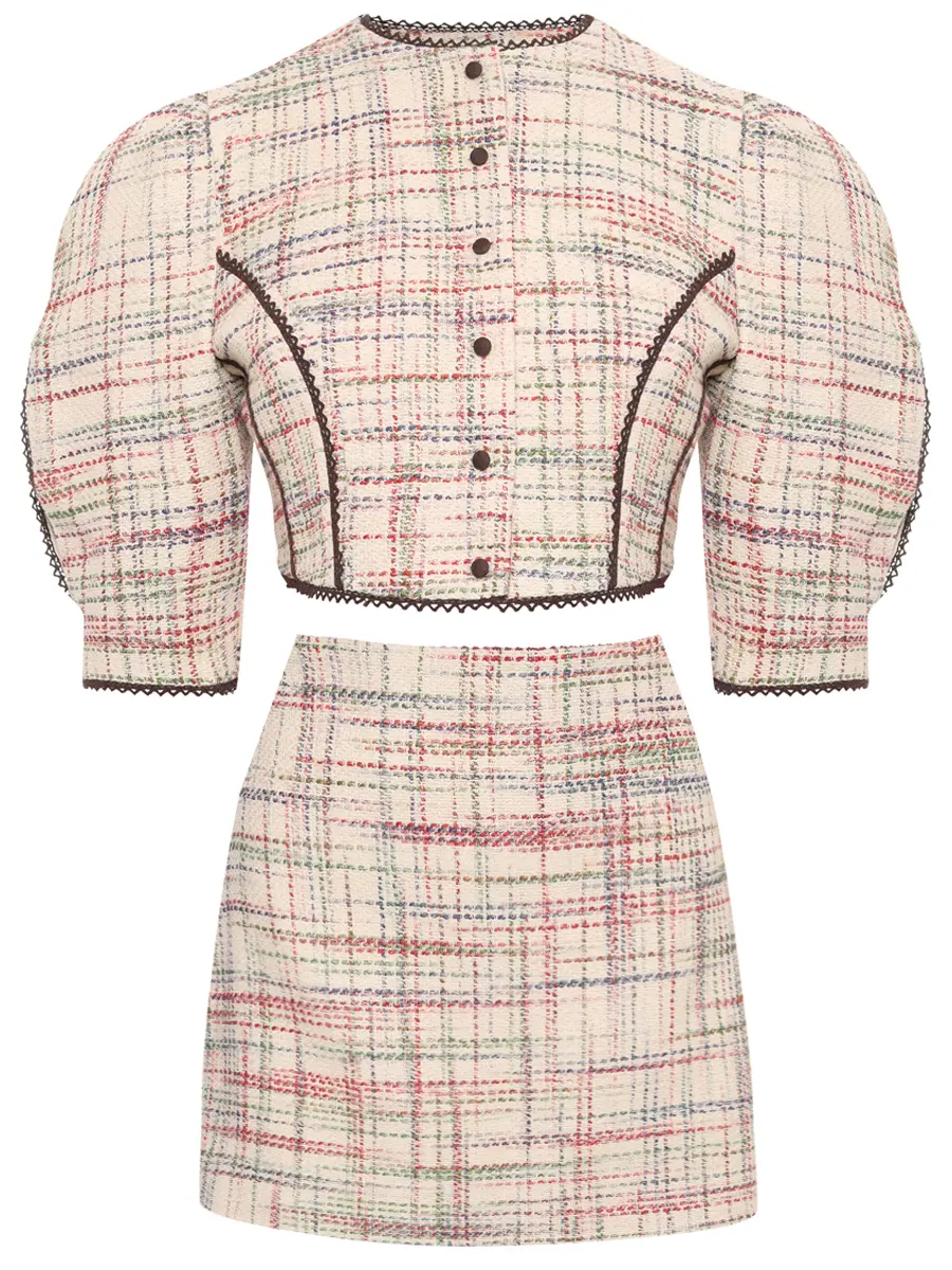 Костюм твидовый