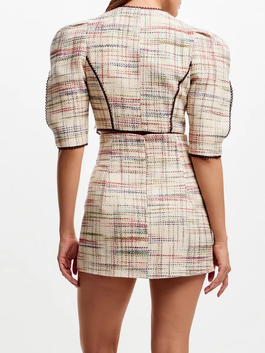 Костюм твидовый