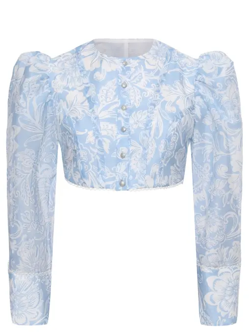 Блуза из хлопка и шелка ADASTORE