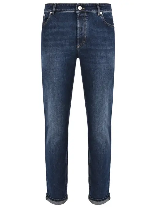 Джинсы хлопковые BRUNELLO CUCINELLI