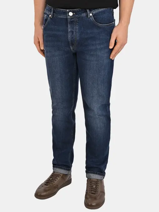 Джинсы хлопковые BRUNELLO CUCINELLI