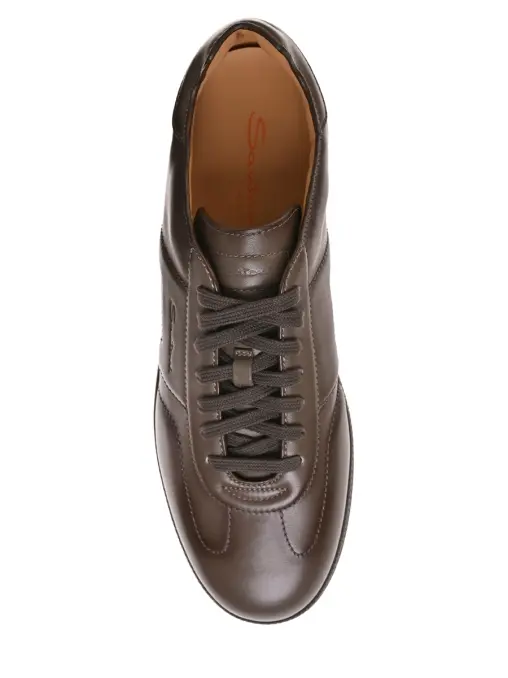 Кроссовки кожанные SANTONI