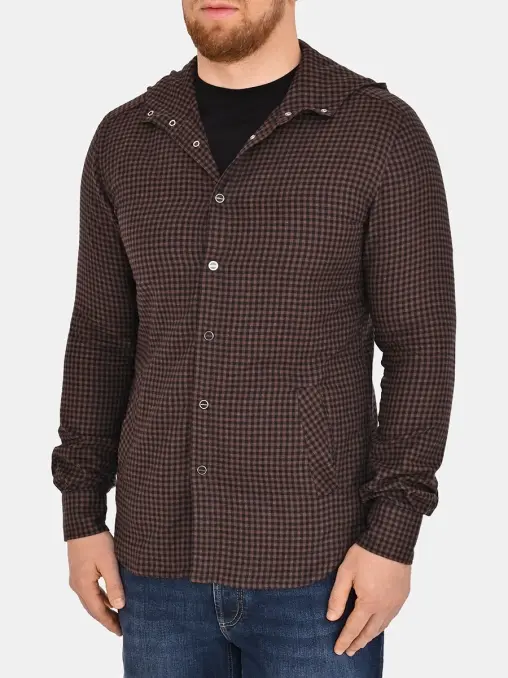 Рубашка хлопковая KITON