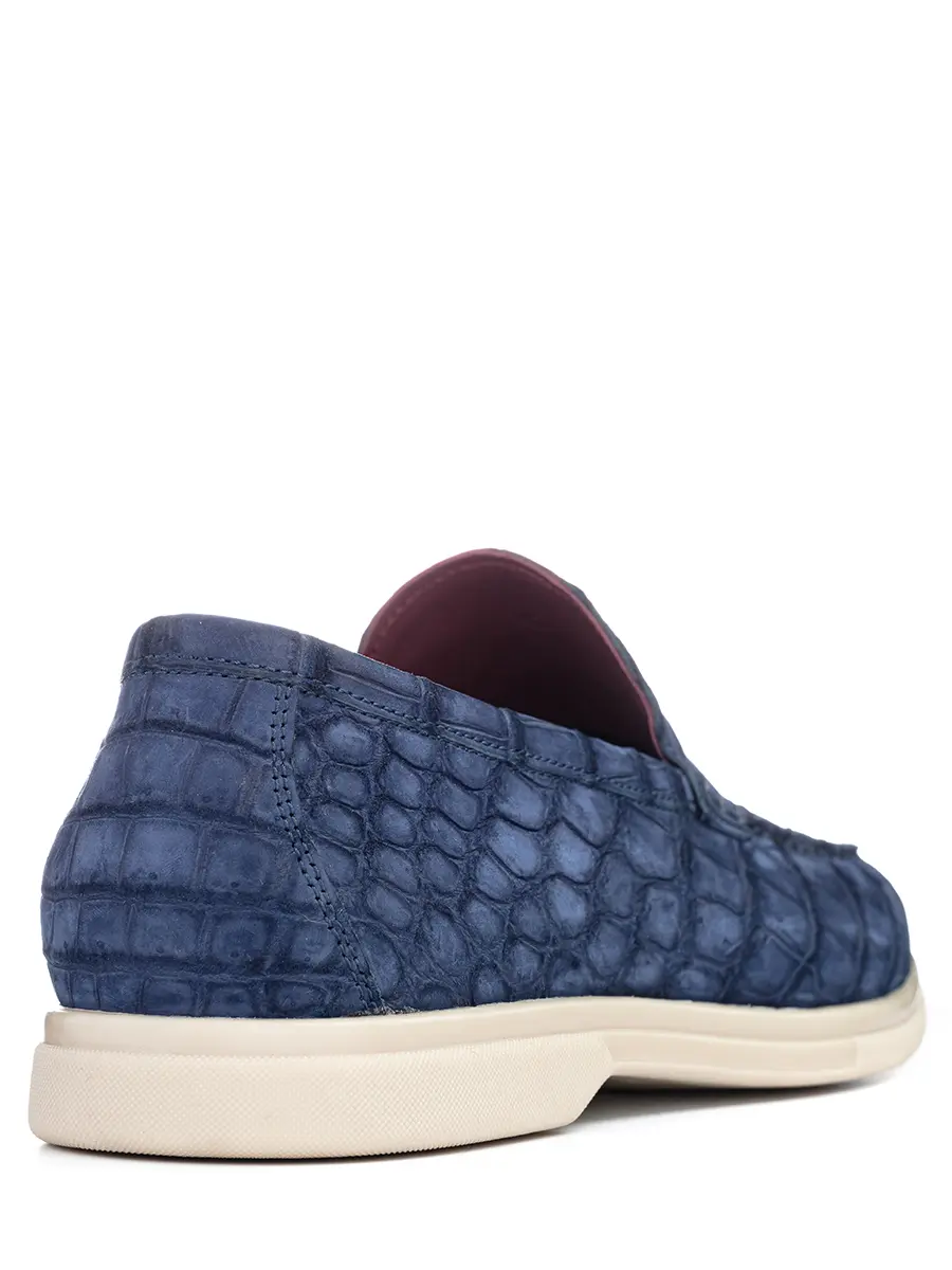 Лоферы из кожи крокодила