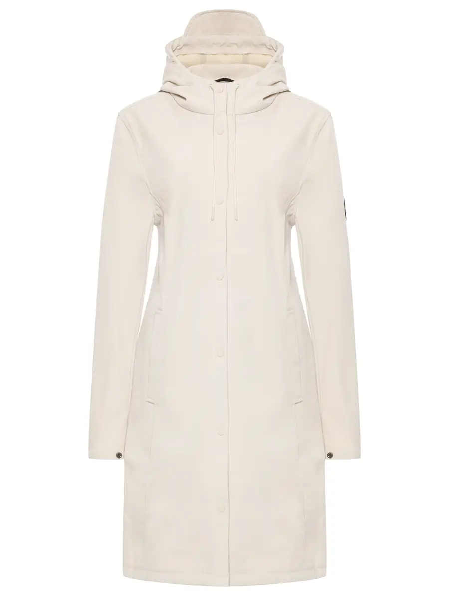 Плащ однотонный