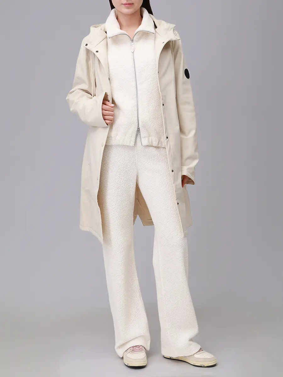 Плащ однотонный