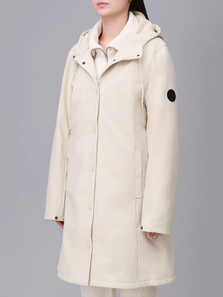 Плащ однотонный