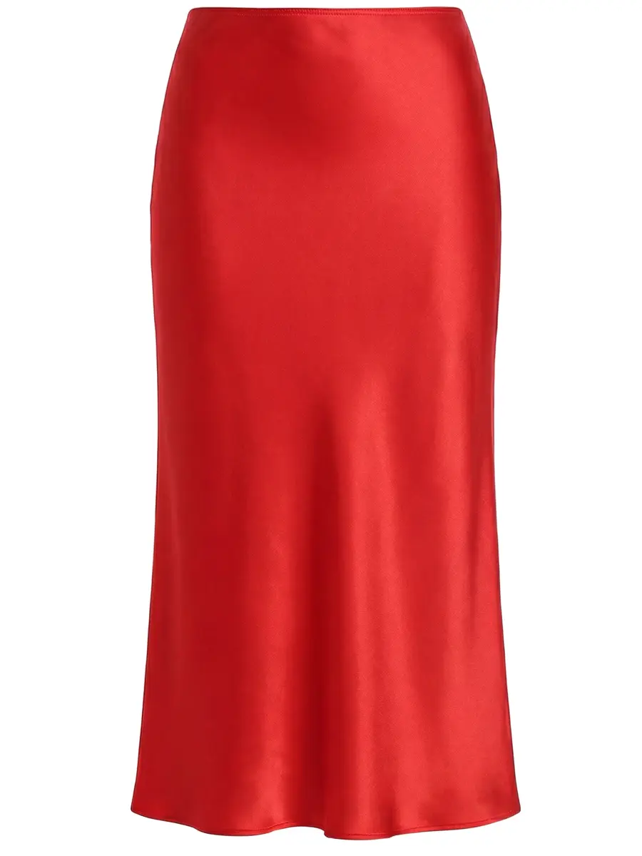 Юбка шелковая