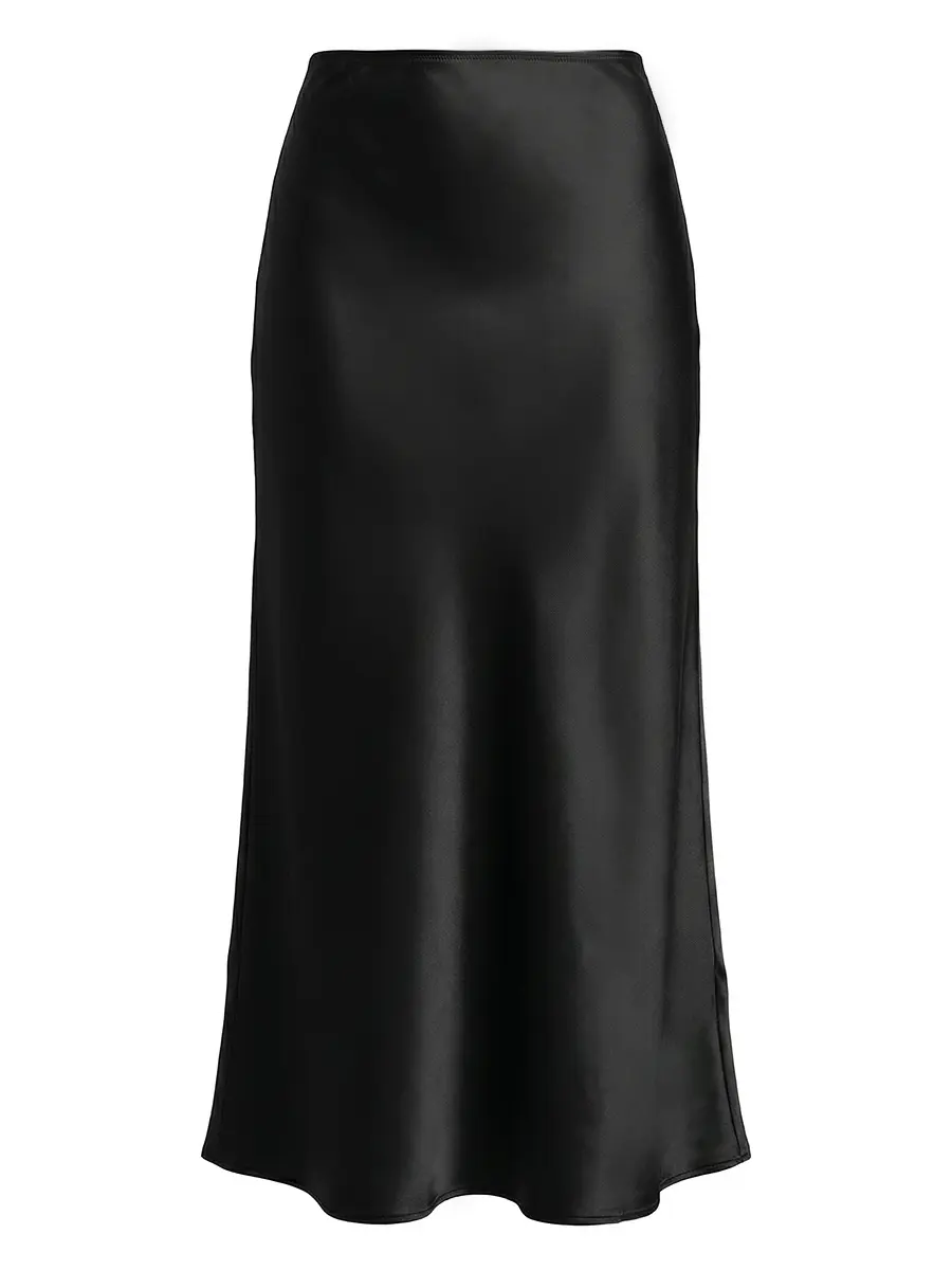 Юбка шелковая